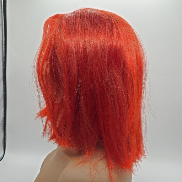 Uniwigs Phoenix Crimson Red Bob Synthetic Lace Front Wig - Picture 3 of 8